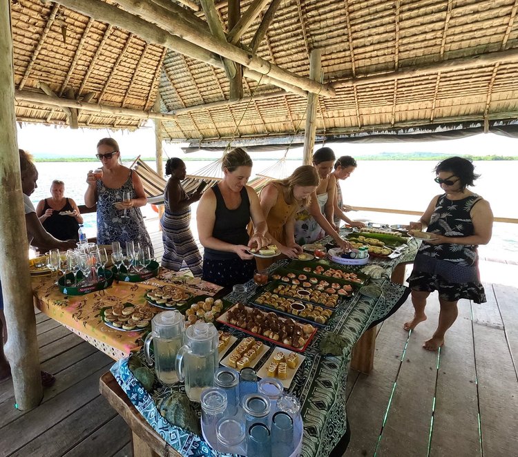 Jetty lunch at Papatura