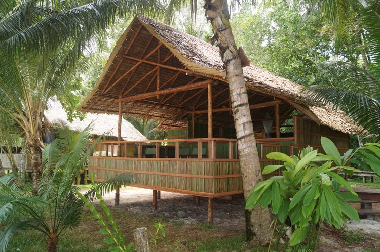 Inside a family bungalow