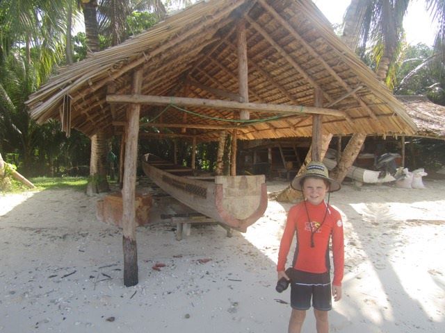 Village kids and guests