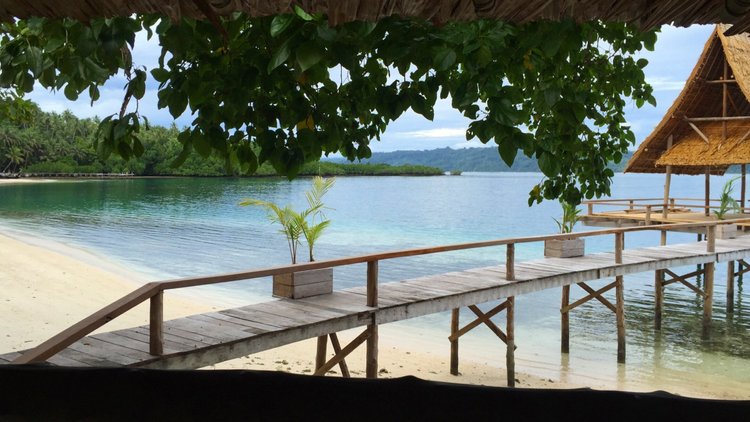 Large Double Story bungalow from the water
