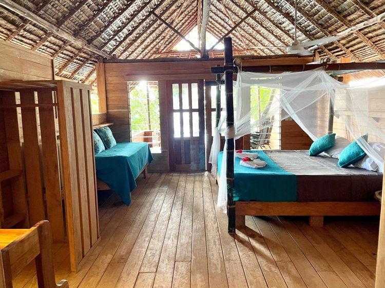 Couples bungalow from the beach